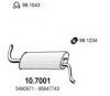 MTS 0161360 End Silencer